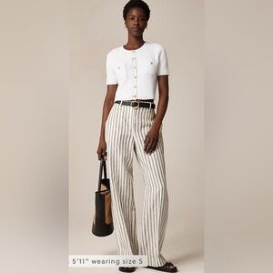 J.Crew Short-sleeve sweater lady jacket